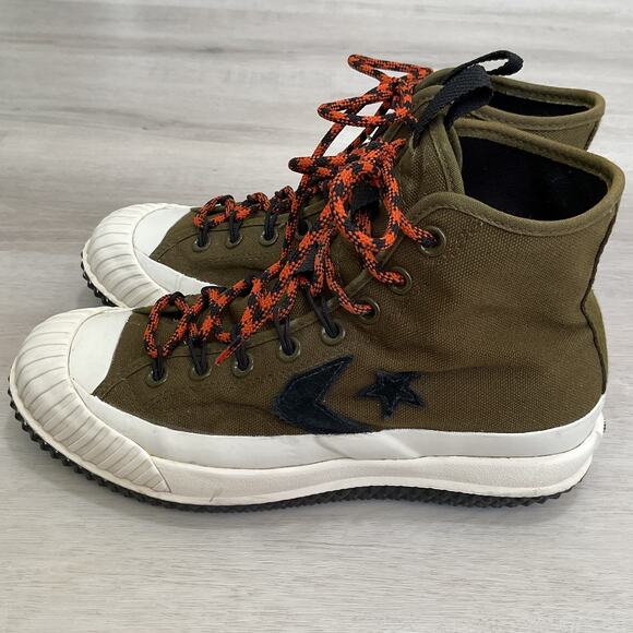 Converse Bosey MC High Top Water Repellent Olive Mens size 7